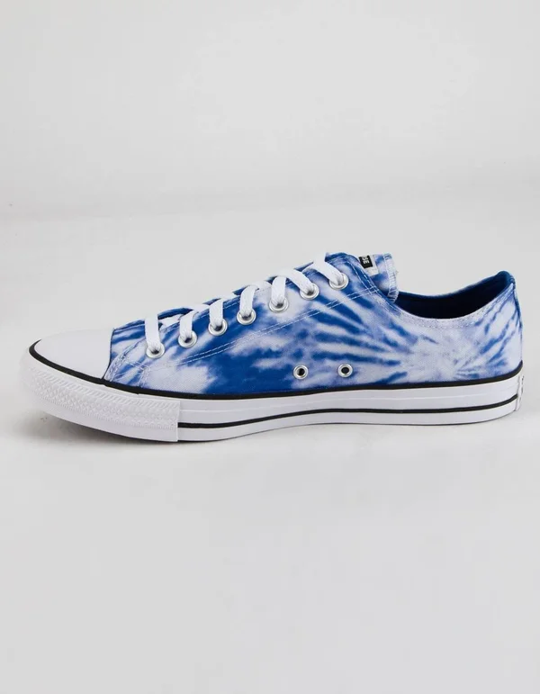 Converse Blue Tie-Dyed Chuck Taylor All Star Low Shoes - Blue