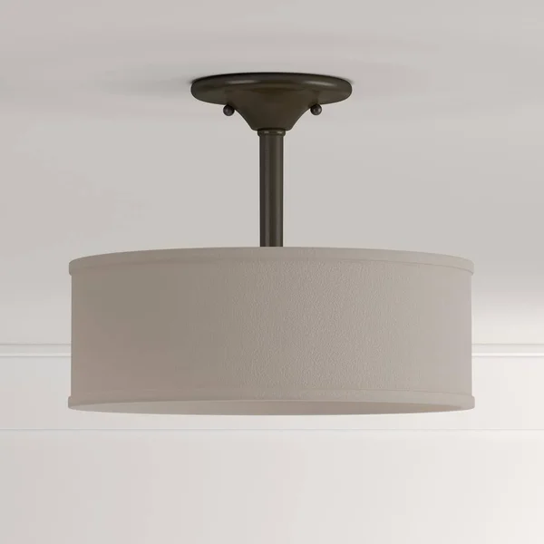 Progress Lighting P3939-20 Inspire 2-Light Antique Bronze Semi-Flush Mount