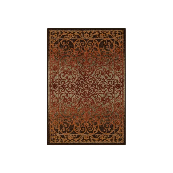 Maples Rugs Pelham Vintage Runner Rug Non Slip Washable Hallway Entry Carpet [Made in Usa] - 2 x 6, Rustique