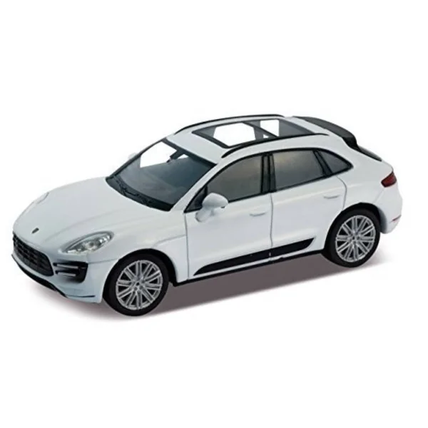 Porsche Macan Turbo White 1/24 Diecast Model Car by Welly