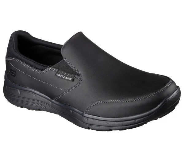Skechers Men's Relaxed Fit Glides Calculous Slip On - Size: 1, Black
