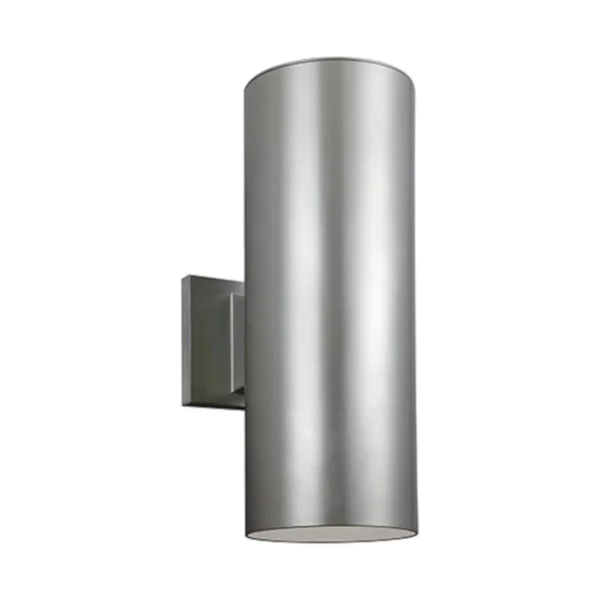 251 First Castor 14 in. LED Outdoor Wall Sconce in Painted Brushed Nickel - Brushed - Transitional, Bellacor 2223044