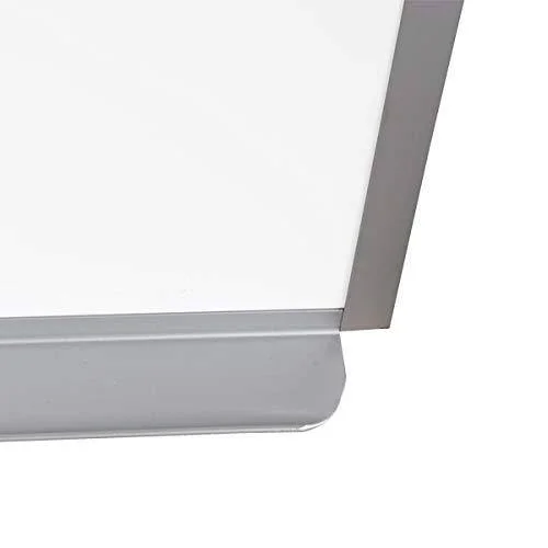 Norwood Commercial Furniture Heavy-Duty Porcelain Steel Magnetic Dry Erase Board/Whiteboard w/Aluminum Frame & Maprail 4& x