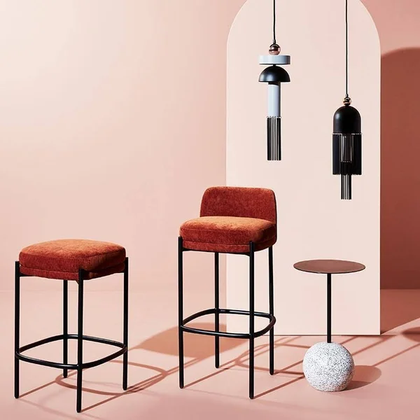 Nuevo Inna Bar Stool - Nectarine
