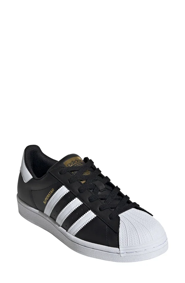 Adidas Originals Women's Superstar Shoes, Black