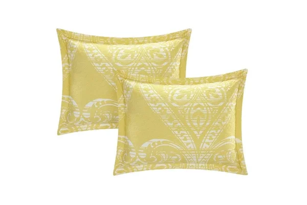 Chic Home 3 Piece Napoli Reversible Printed Quilt Set - King, Beige