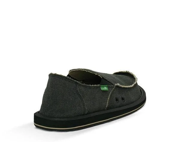 Sanuk Vagabond Canvas Slip-On Shoes - 9M