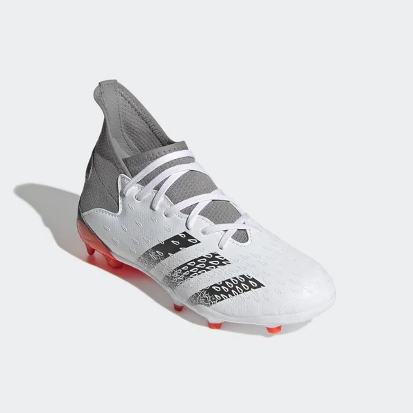 Adidas Predator Freak.3 Firm Ground Cleats Cloud White 1 Kids - Soccer Cleats
