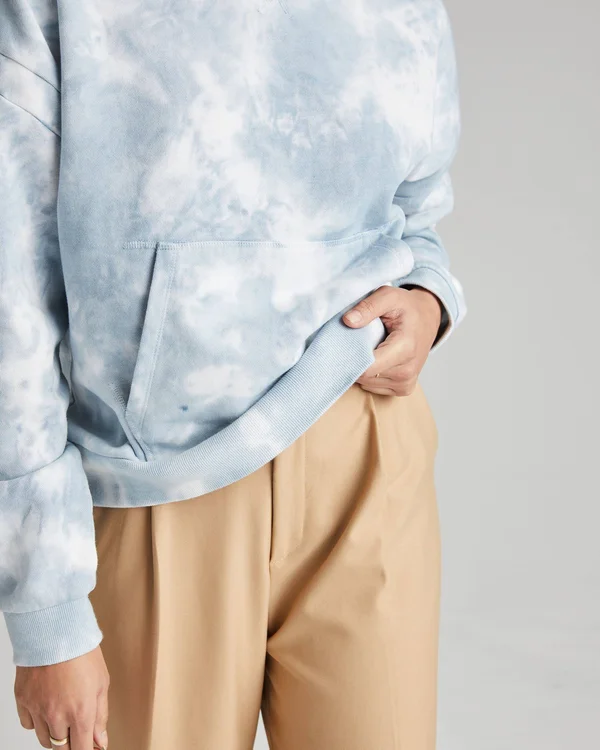 Richer Poorer - Recycled Fleece Hoodie - Blue Mirage Large