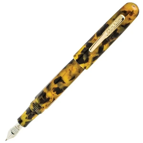 Conklin All American Fountain Pen - Tortoiseshell - Omniflex