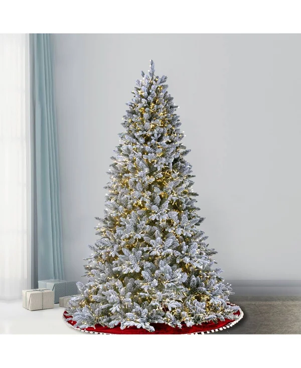 National Tree Iceland Fir Tree with Clear Lights 6.5&