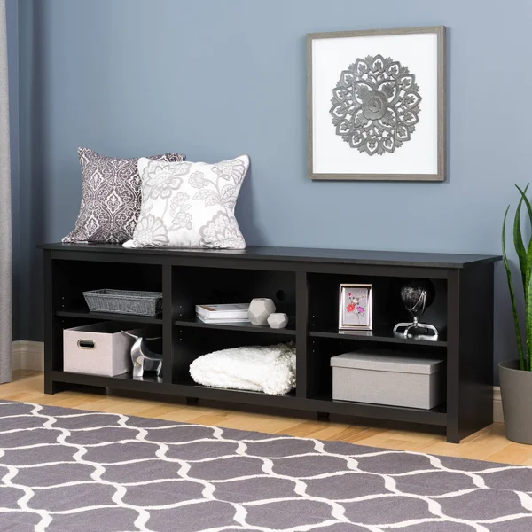 Prepac Sonoma 72x22 TV Stand, Black