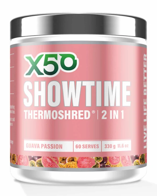 X50 Showtime Thermoshred 60 Serves Pineapple Mango