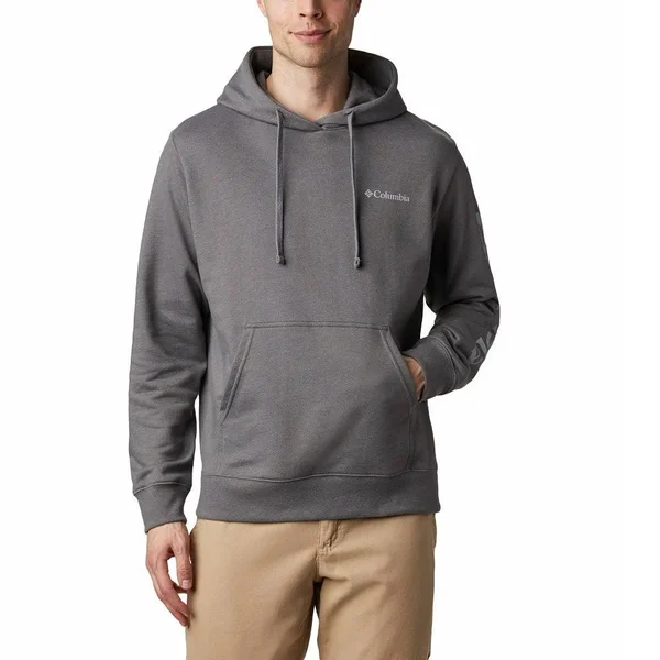 Columbia Men's Viewmont II Sleeve Graphic Hoodie City Grey - 1821013023 - XLT Grey