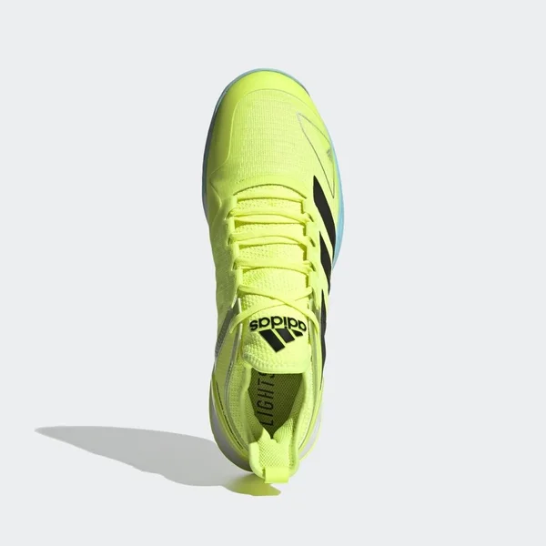 Adidas Men's Adizero Ubersonic 4 Tennis Shoes, Yellow