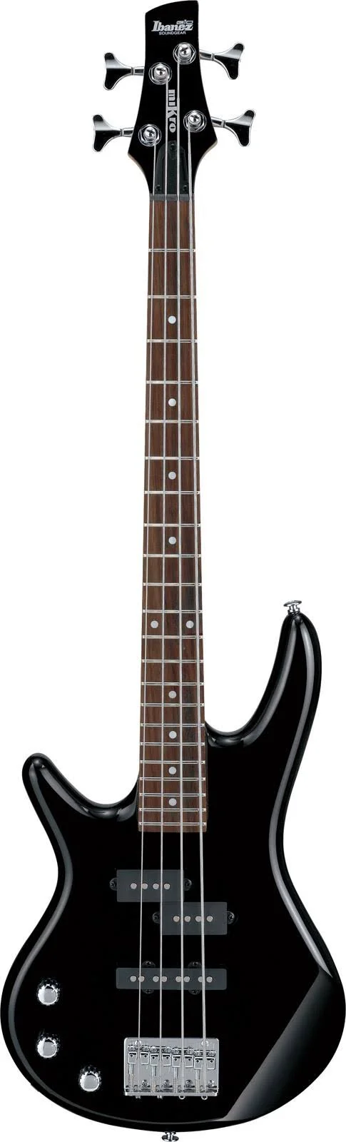 Ibanez GSRM20L Mikro Left-Handed 4-String Short Scale Bass Guitar - Black