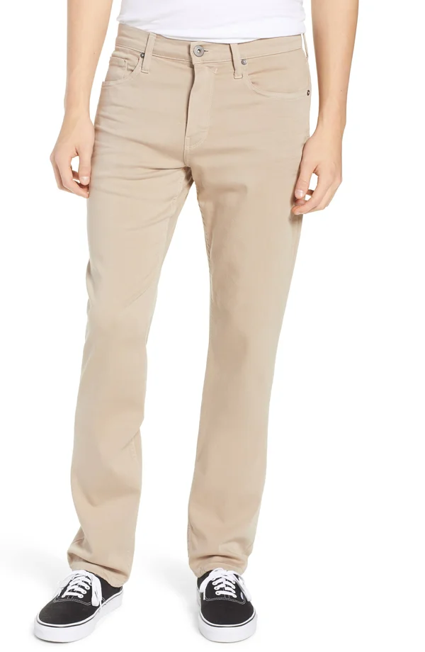 Paige Men's Federal - Toasted Almond Slim Jeans, Size 34