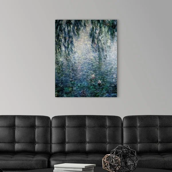 Morning with Weeping Willows, Canvas Wall Art, 24x30, Great Big Canvas