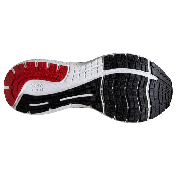 Brooks Men's Glycerin 19 - White - Black - Red - 7.5 - D