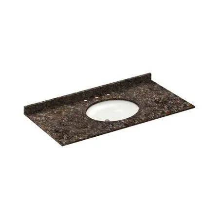 LessCare 49x22 Single Bathroom Vanity Top Finish: Tan Brown
