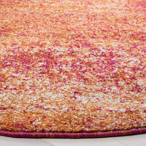 Safavieh Evoke Erika Modern Abstract Distressed Rug - 2&2x22 x 9& Runner - Navy/Orange
