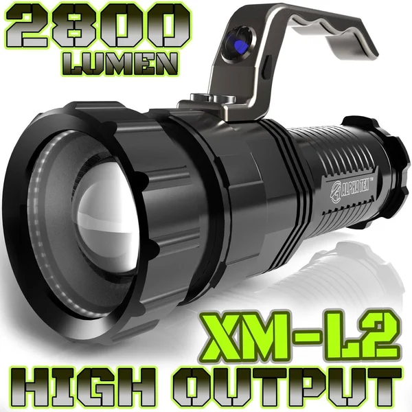 2800 Lumen, High Output, Rechargeable, Zoomable Floodlight to Spotlight, LED