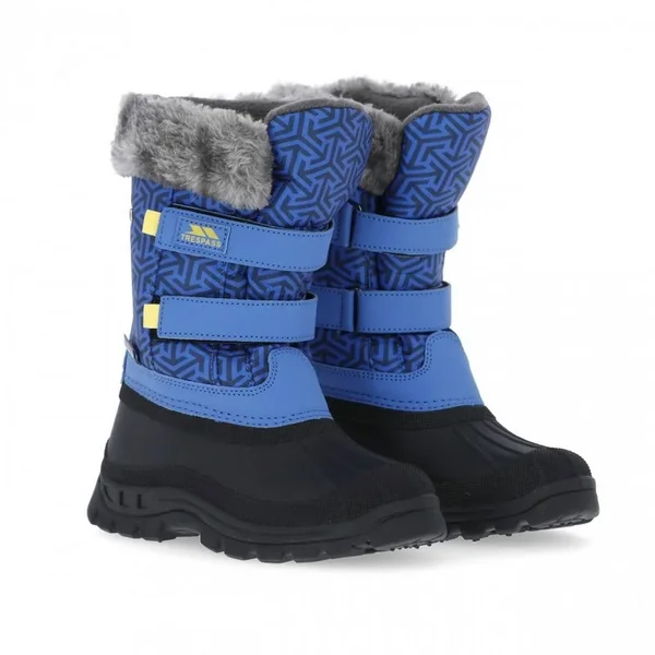 Trespass Childrens/Kids Vause Touch Fastening Snow Boots - 3 Youth US, Blue Print