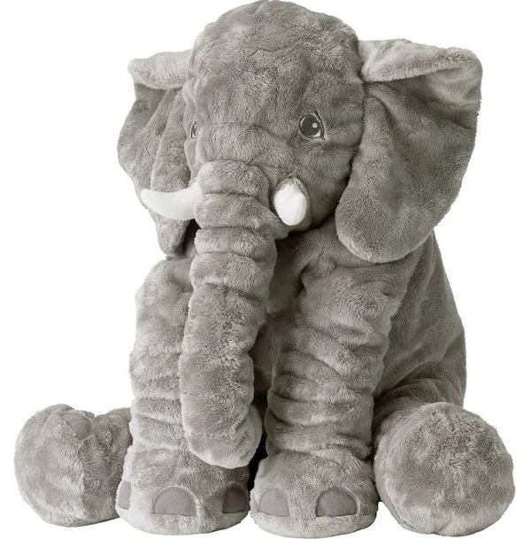 IKEA JATTESTOR 202.980.33 Soft Toy - Elephant, Grey, 23.5 inch, Stuffed Animal Plush