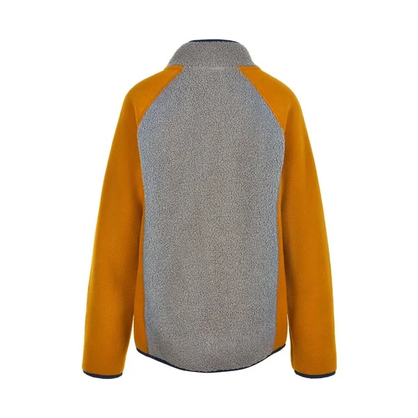 Color Kids Kids Fleece Jacket Yellow-grey, Kids Fleece Jacket, Size 110 - Color Honey Ginger