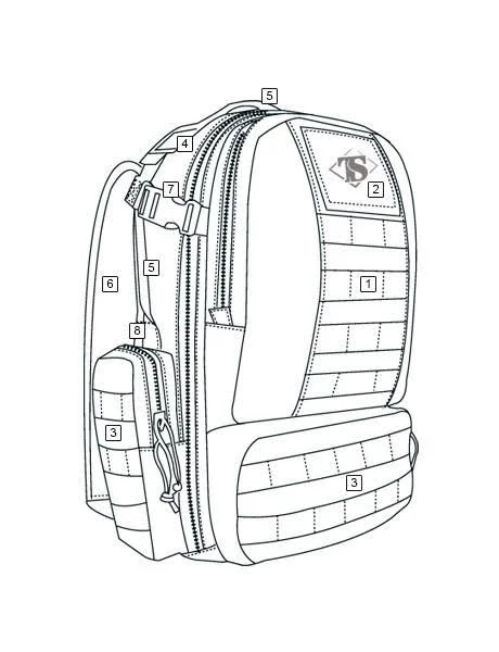 Tru-Spec Circadian Backpack - Coyote