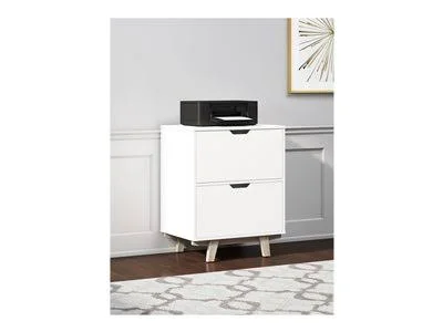 Thomasville Whitney SPLS-WHLF-TV - Lateral filing cabinet - 2 drawers - crisp white