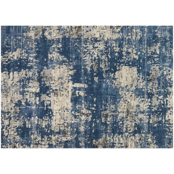 Loloi Emory Eb-11 5&3x22 x 7&7x22 Blue - Granite Rug