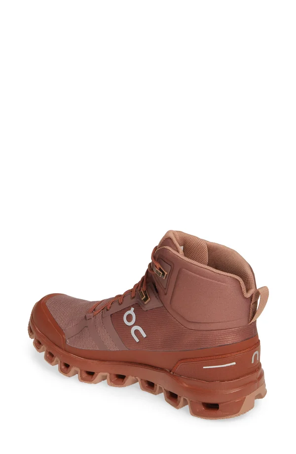 on Running Women's Cloudrock Waterproof Grape/Hazel, 5, M