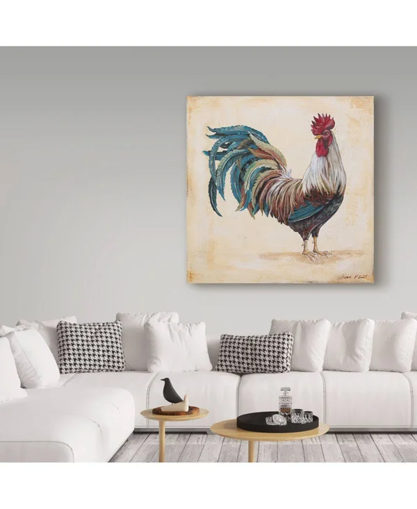 Trademark Fine Art Ali37420-C1818Gg Jean Plout 'Rooster 4' Canvas Art