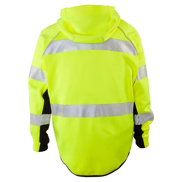 ml Kishigo Premium Black Series Full-Zip Hooded Sweatshirt - 4XL, Lime