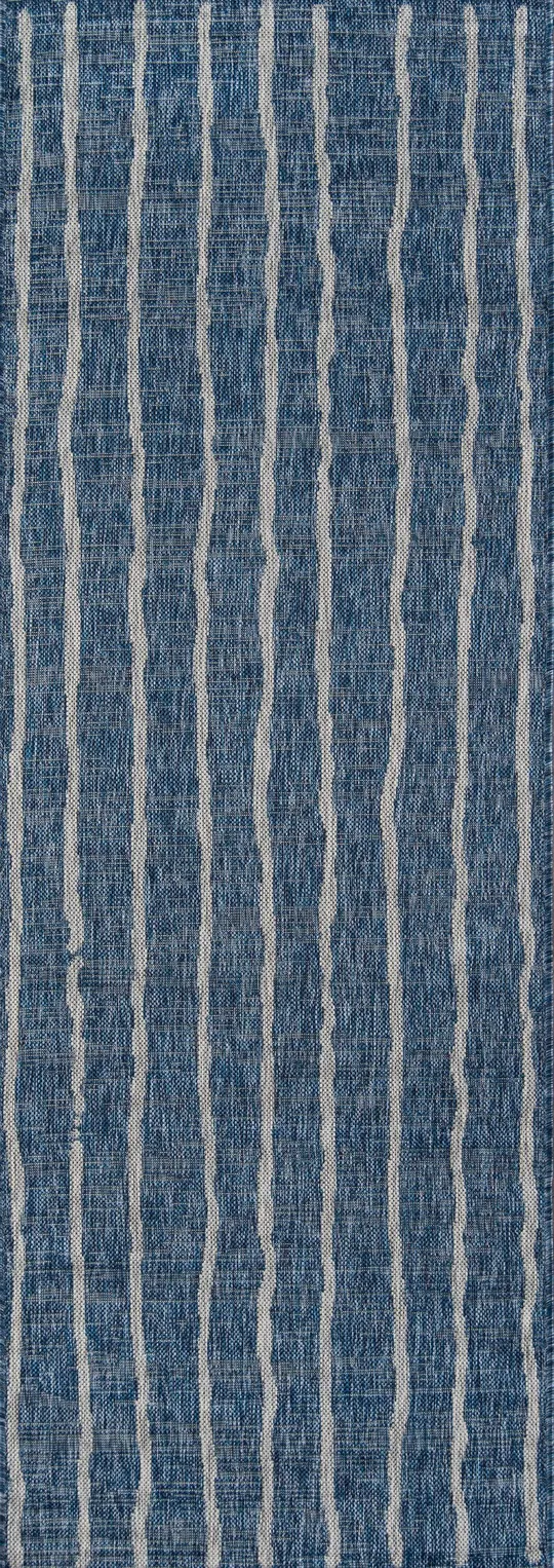 Novogratz Villa Area Rug - Blue, 9&3x22 x 12&6x22