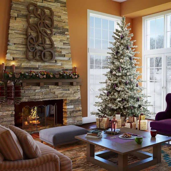 Vickerman Frosted Eastern Frasier Fir Christmas Tree