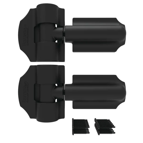 Boerboel Heavy-Duty Contemporary Wrap Hinge Kit 73014300 Black