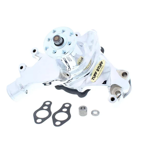 King Chrome Small Block Chevy 1969-86 Long Water Pump 91315467