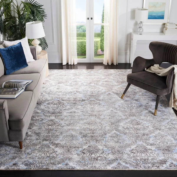 Safavieh Mirage Rug Collection MIR735M - Light Blue - Grey - 8& x 10&