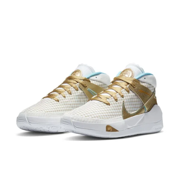Nike Kd13 Basketball Shoes in White, Size: 6.5, DA0895-102