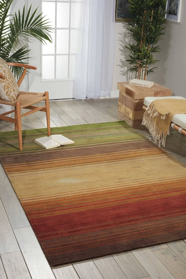 Nourison Contour CON15 7&3x22 x 9&3x22 Forest Area Rug