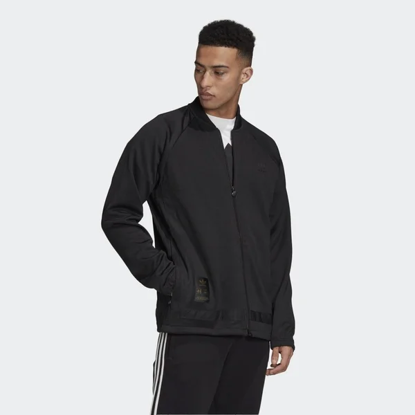 Adidas Originals Warm Up Track Jacket - Mens - Black/Gold