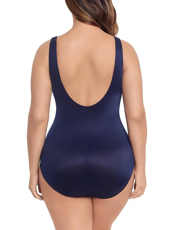 Miraclesuit Plus Size Illusionist Crossover One Piece Swimsuit - 16W