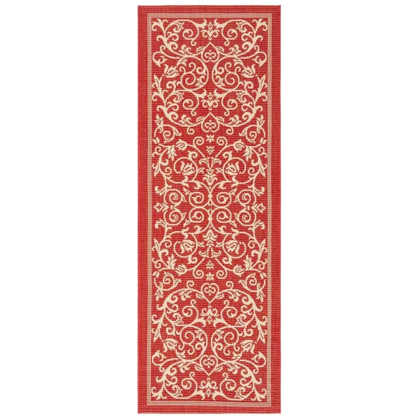 Safavieh Courtyard CY2098-3001 2&3x22 x 12&0x22 Runner Natural - Brown Area Rug