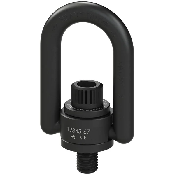 1/2-13 x 1.25, 2500 lb WLL, Heavy Duty ADB Hoist Ring 33516
