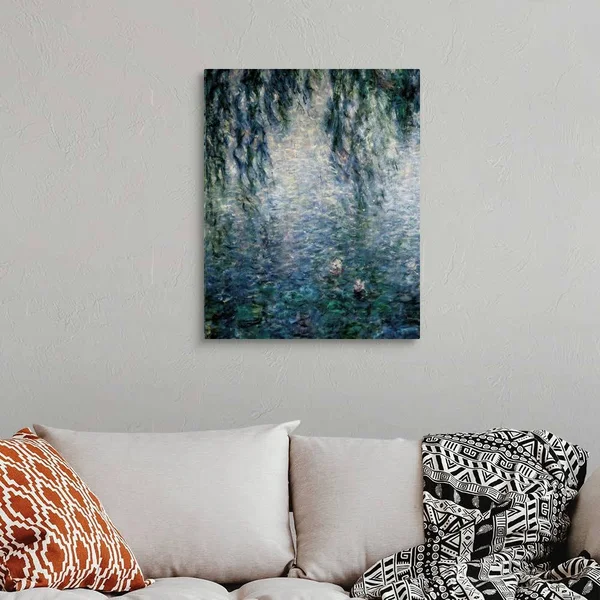 Morning with Weeping Willows, Canvas Wall Art, 24x30, Great Big Canvas