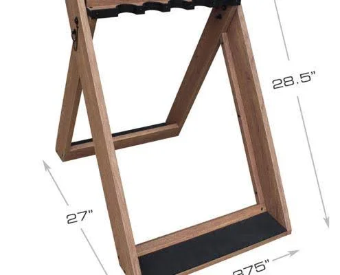 Rush Creek 10-Gun Folding Portable Storage Rack