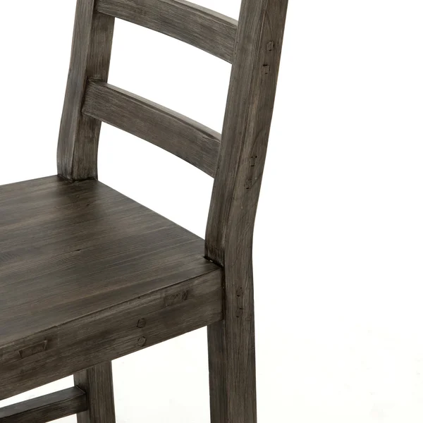 Four Hands Black Olive Post & Rail Dining Chair