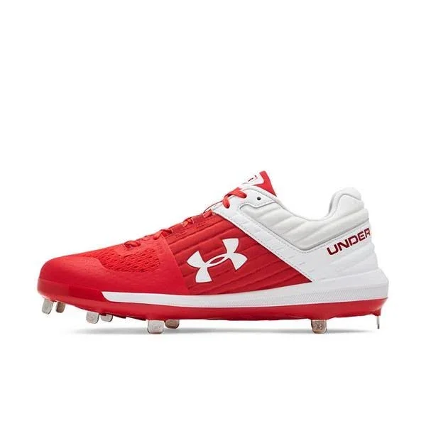 Under Armour Men's Yard Low St Baseball Cleats - Red - 9.5